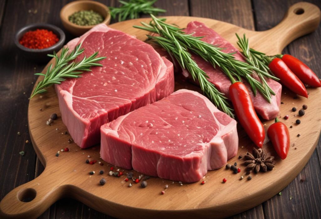 Carne premium trazada