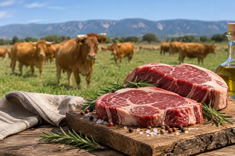 Carne de vacuno con informacin de origen y trazabilidad para el consumidor